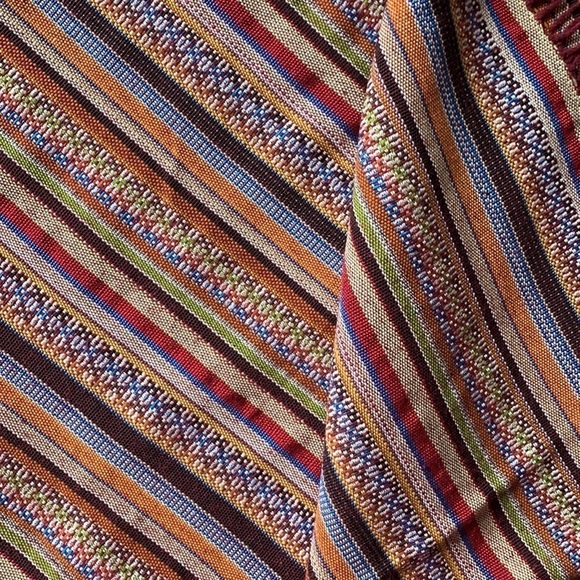 𝅺KILIM 68” Square. Lovely Bright Colors. - Picture 4 of 6